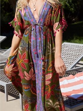 FARM Rio | Dresses | Farm Rio Delicate Pineapple Halter Midi Dress Xl Nwt |  Poshmark